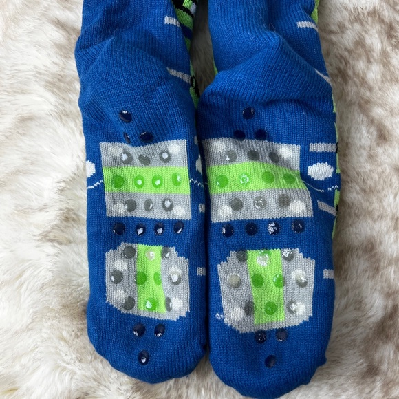 Sherpa-Lined Ski Boot Slipper Socks, Never Worn, sz. L - Picture 4 of 6